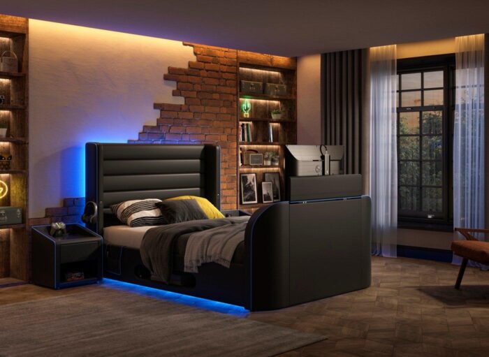 Drift Gaming Ottoman LG TV Bed Frame - Image 7