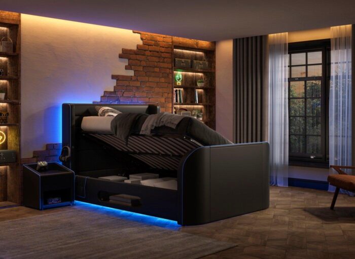 Drift Gaming Ottoman LG TV Bed Frame - Image 5