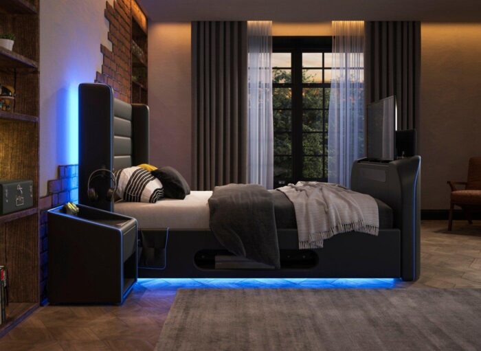 Drift Gaming Ottoman LG TV Bed Frame - Image 4