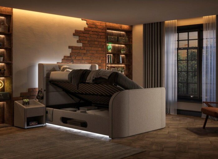 Drift Gaming Ottoman LG TV Bed Frame - Image 11