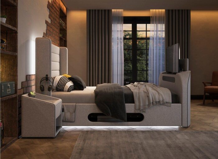 Drift Gaming Ottoman LG TV Bed Frame - Image 10