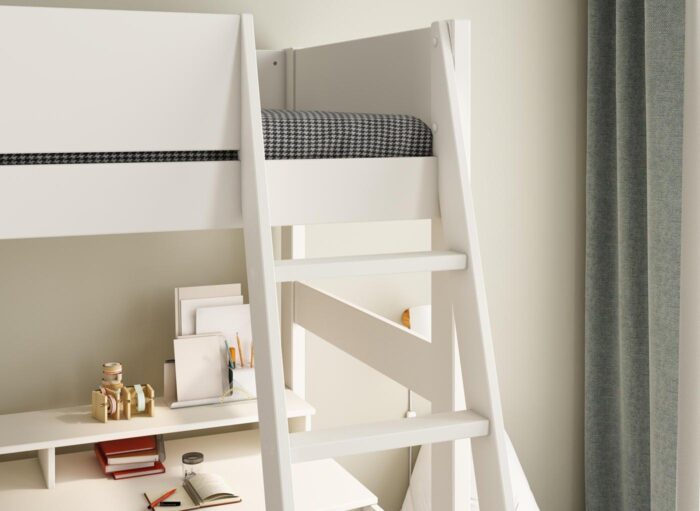 Anderson Kids Wooden XL High Sleeper with Desk - Image 2