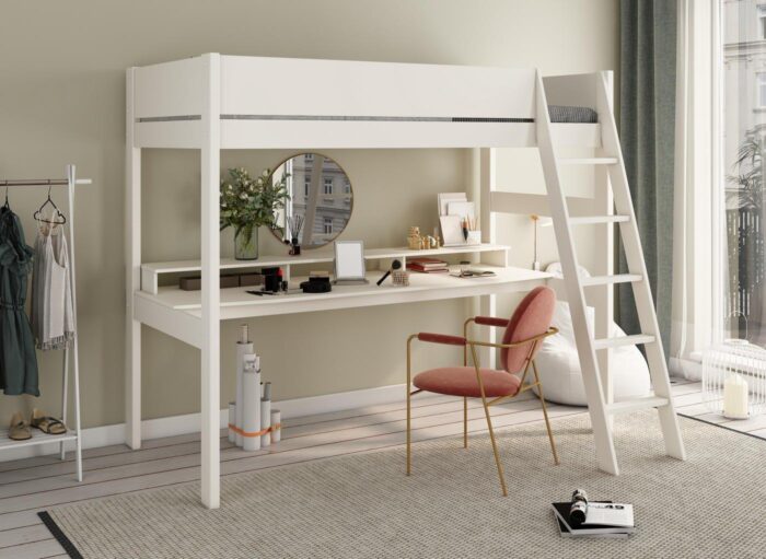 Anderson Kids Wooden XL High Sleeper with Desk
