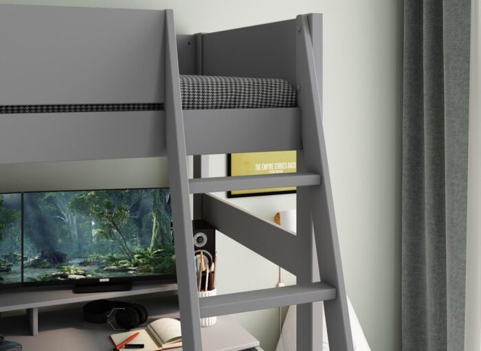 Anderson Kids Wooden XL High Sleeper with Desk - Image 7