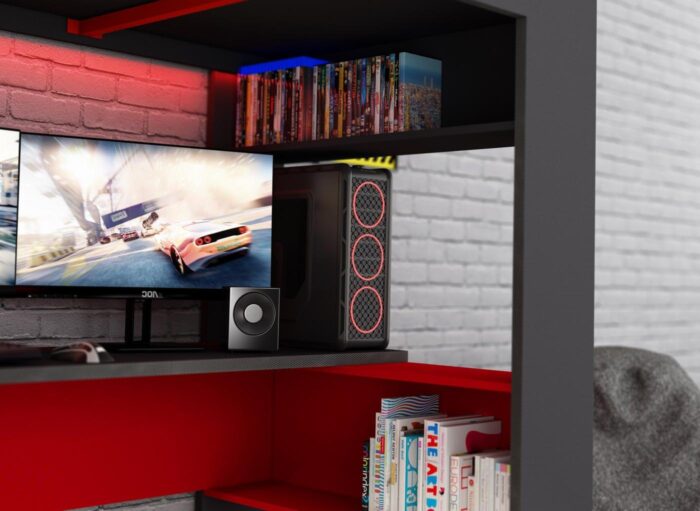 Marshall Kids Wooden Gaming High Sleeper - Image 5