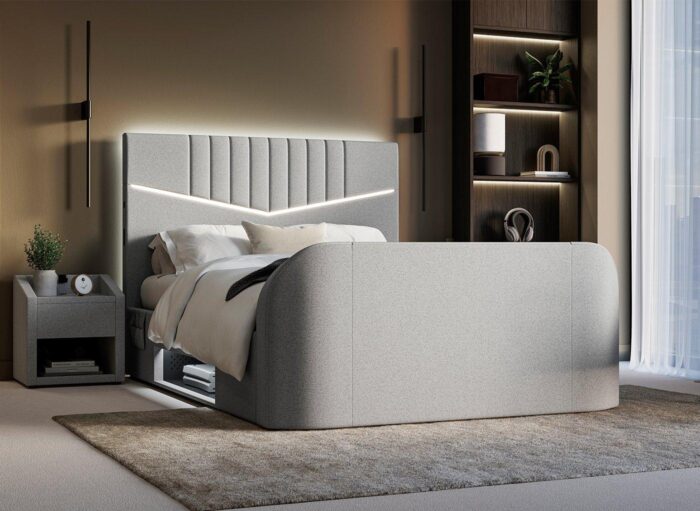 Quantum Upholstered Ottoman TV Bed Frame - Image 6