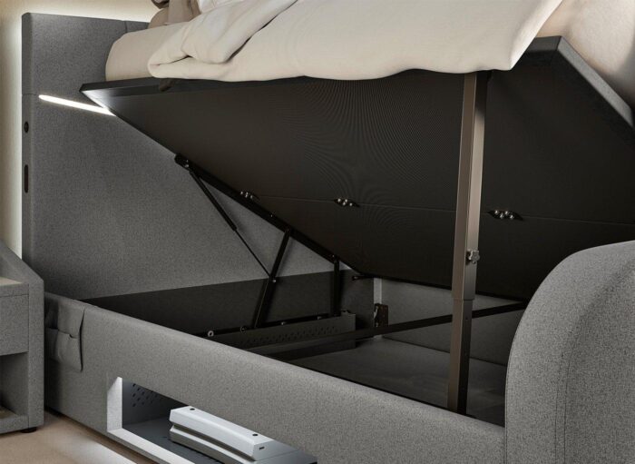 Quantum Upholstered Ottoman TV Bed Frame - Image 4