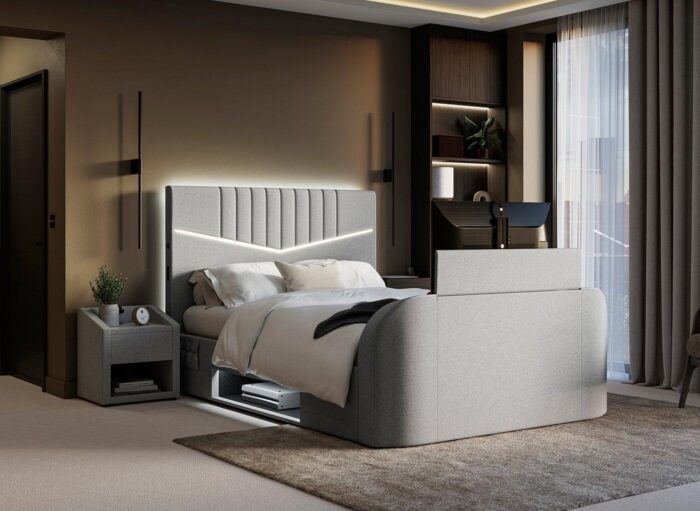 Quantum Upholstered Ottoman TV Bed Frame - Image 9