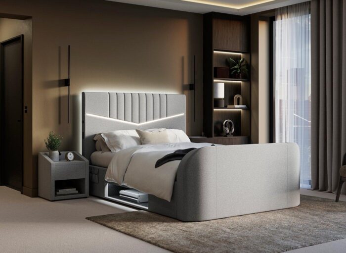 Quantum Upholstered Ottoman TV Bed Frame - Image 8