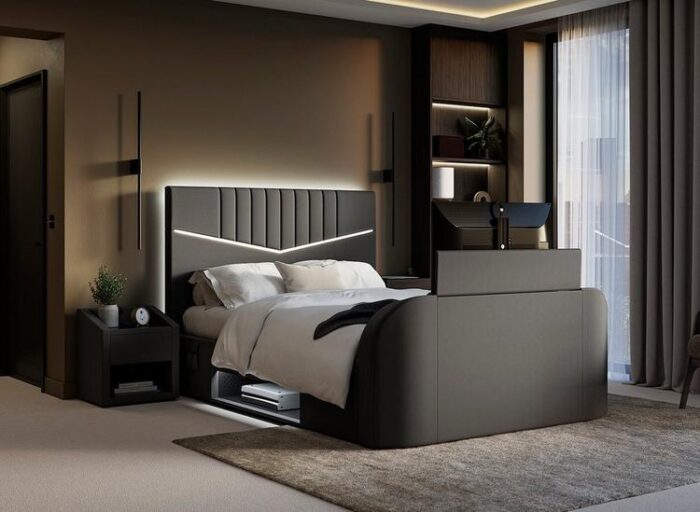 Quantum Upholstered Ottoman TV Bed Frame - Image 3