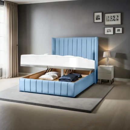 Madrid Cozy Bed | Optional Ottoman Storage Bed | The Bed Store