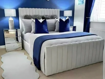 Francis Italian Modern Chesterfield Bed | Optional Ottoman Bed
