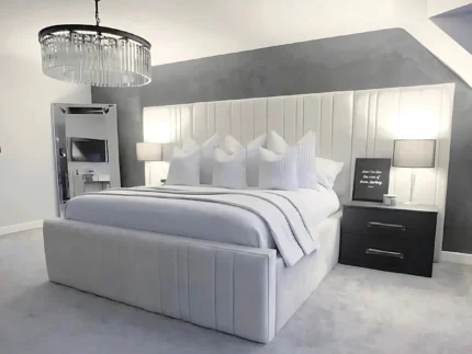 Sephora Wide Panel Bed | Optional Ottoman Storage Bed | The Bed Store