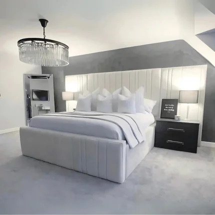 Sephora Wide Panel Bed | Optional Ottoman Storage Bed | The Bed Store
