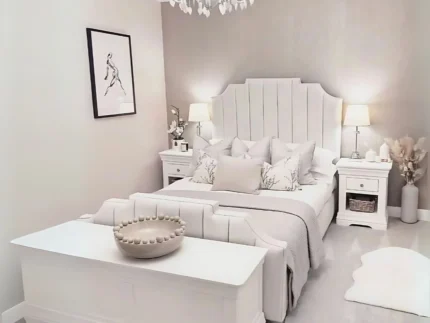 The Curved Crown Bed | Optional Ottoman Storage Bed | The Bed Store