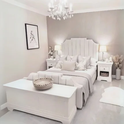 The Curved Crown Bed | Optional Ottoman Storage Bed | The Bed Store