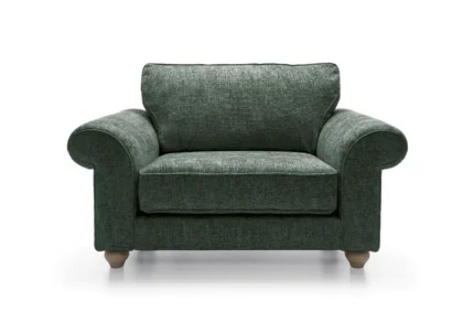 Ingrid Love Seat | Jungle Green