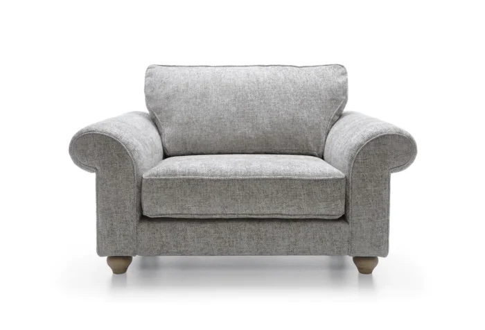 Ingrid Love Seat | Ash Grey