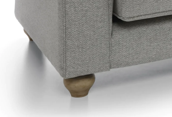 Ingrid 3 Seater Sofa | Ash Grey - Image 2