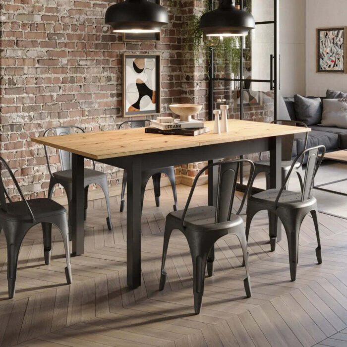 Quant QA-10 Extending Dining Table - Oak Artisan 146cm Yes