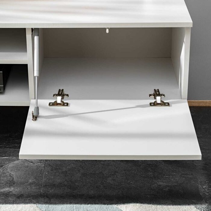 "Xavi Entertainment Unit For TVs Up To 70"" - Pearl Grey 200cm" - Image 2