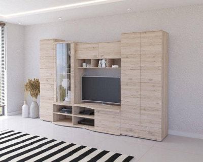 Arte Elegant Oak Entertainment Unit – Fits TVs up to 49"