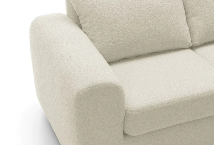 Boston Boucle 2 Seater Sofa | Cream - Image 3
