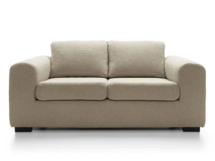 Boston Boucle 2 Seater Sofa | Brown