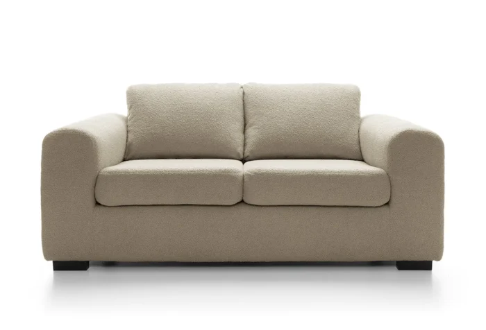 Boston Boucle 2 Seater Sofa | Brown