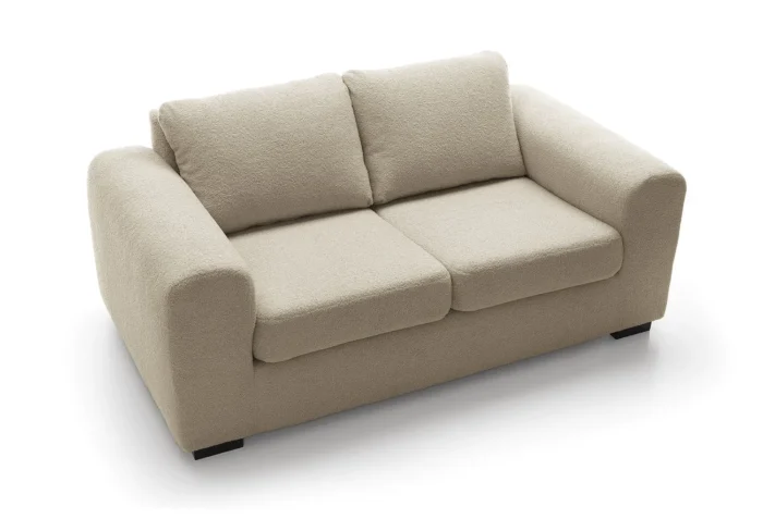 Boston Boucle 2 Seater Sofa | Brown - Image 6