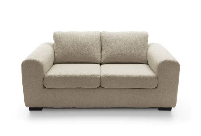 Boston Boucle 2 Seater Sofa | Brown - Image 5