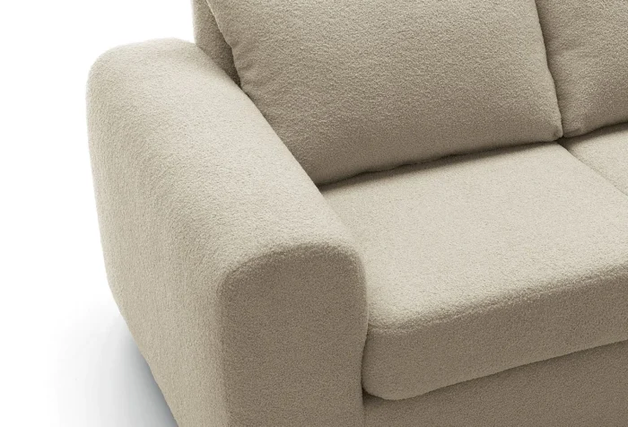 Boston Boucle 2 Seater Sofa | Brown - Image 3