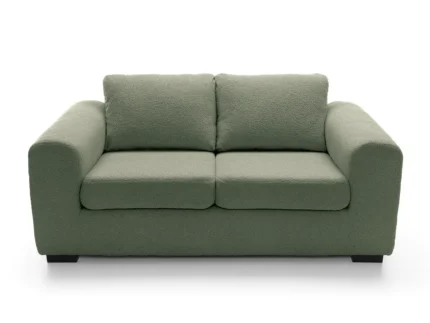Boston Boucle 2 Seater Sofa | Forest Green