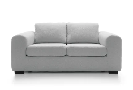 Boston Boucle 2 Seater Sofa | Light Gray
