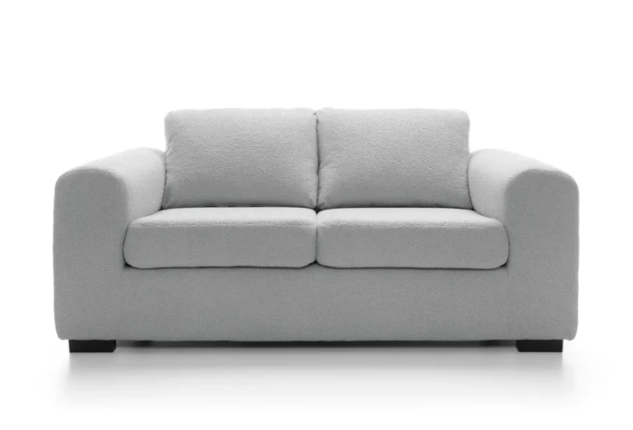 Boston Boucle 2 Seater Sofa | Light Gray