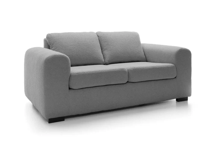 Boston Boucle 2 Seater Sofa | Dark Grey - Image 8