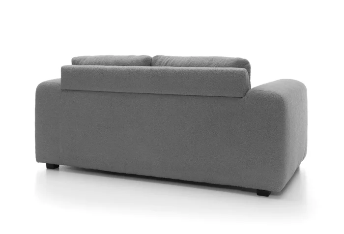 Boston Boucle 2 Seater Sofa | Dark Grey - Image 7