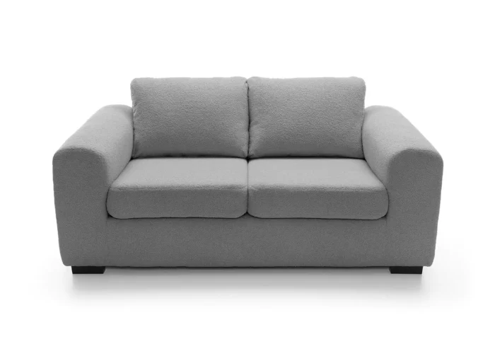 Boston Boucle 2 Seater Sofa | Dark Grey - Image 5