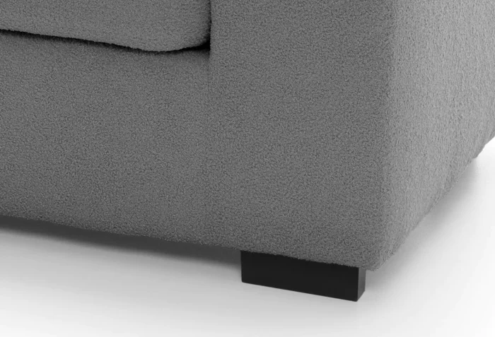 Boston Boucle 2 Seater Sofa | Dark Grey - Image 2