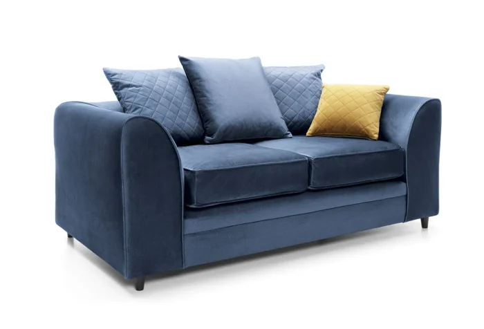 Chicago 3 Seater Sofa |Dark Blue - Image 2