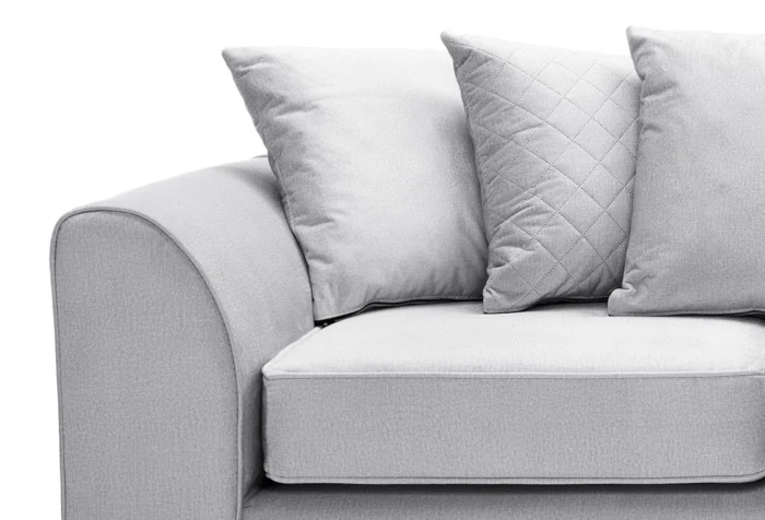 Chicago 3 Seater Sofa | Light Gray - Image 6