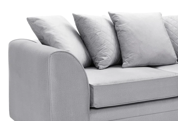 Chicago 3 Seater Sofa | Light Gray - Image 7