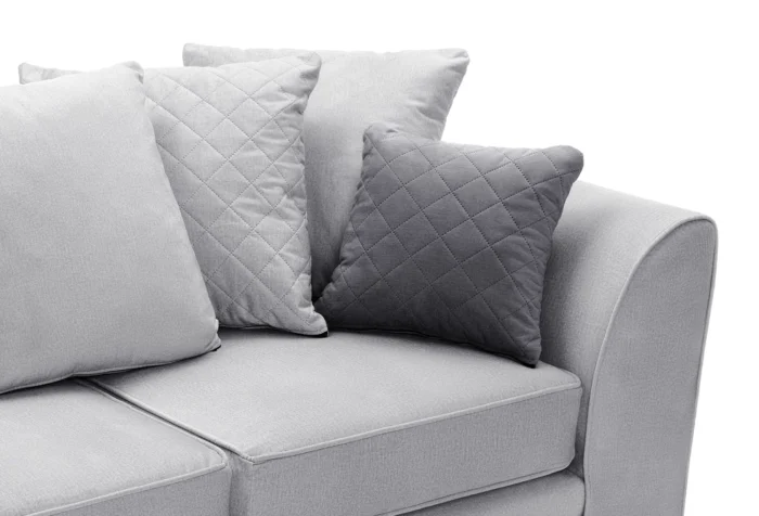 Chicago 3 Seater Sofa | Light Gray - Image 8