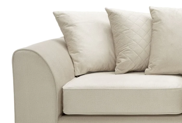 Chicago 3 Seater Sofa | Cream - Image 3