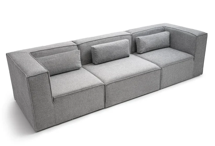 Ziggy Fabric Corner Sofa Bed with Storage - Image 4