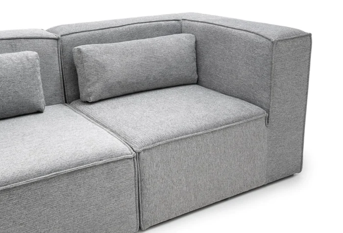 Ziggy Fabric Corner Sofa Bed with Storage - Image 5