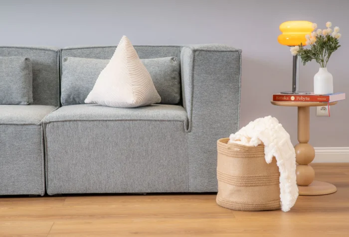Ziggy Fabric Corner Sofa Bed with Storage - Image 2