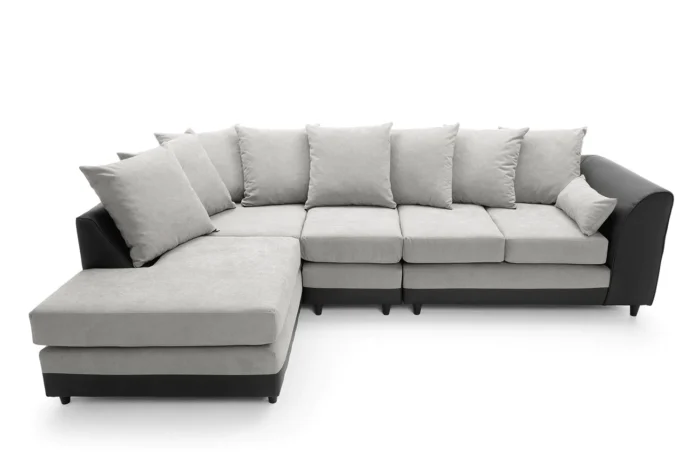 DYLAN PLUS LARGE CHENILLE CORNER SOFA - Image 5