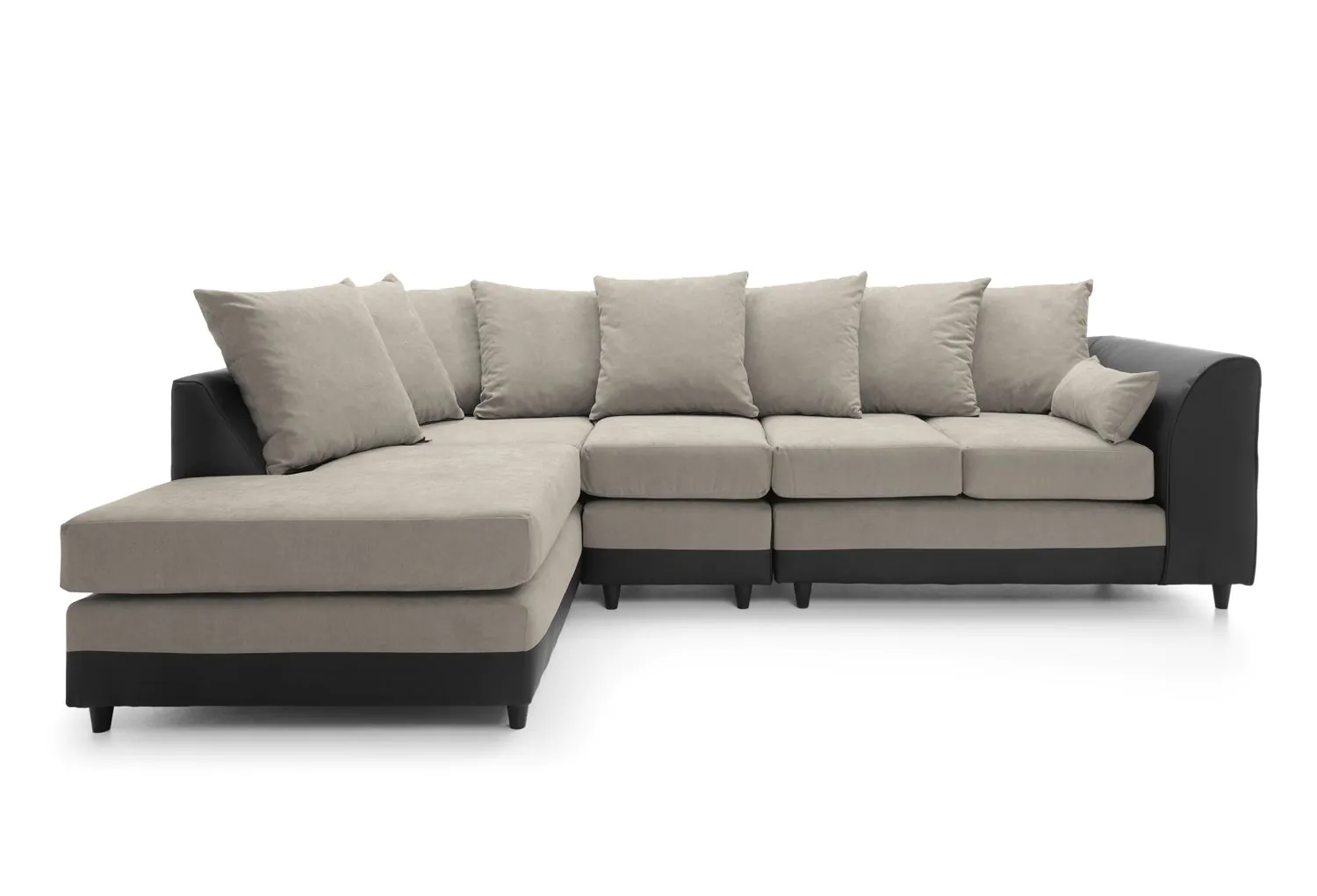 Sand DYLAN PLUS LARGE CHENILLE CORNER SOFA