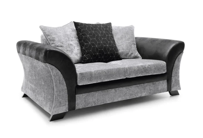 FARROW CRUSHED CHENILLE 2 SEATER SOFA - Image 8
